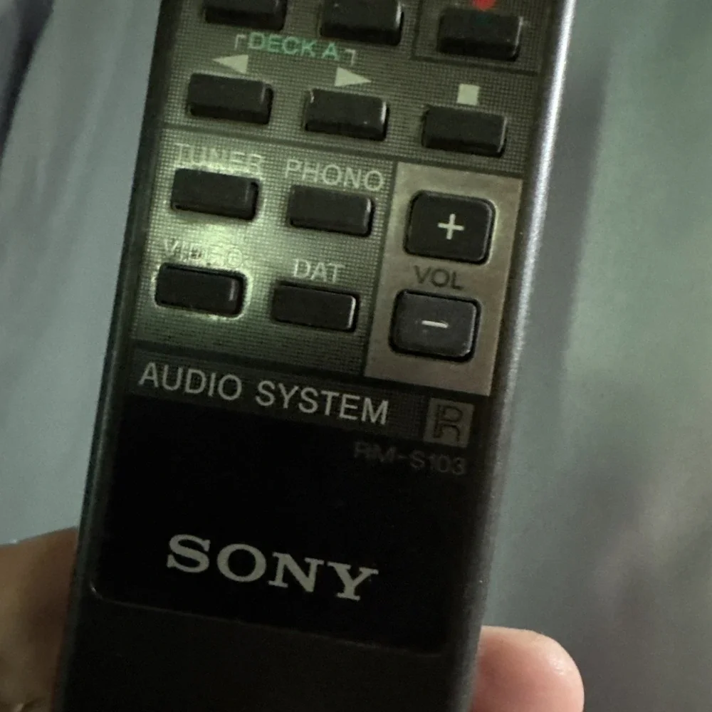 Sony RM-S103 Genuine Remote Control OEM IR Test Works Fast Shipping